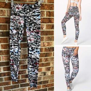 Lululemon ^* Wunder Under Tight 28" Leggings Culture Clash Multi EUC